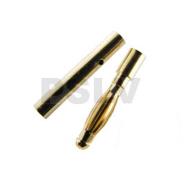 Q-C-0016  Quantum Φ2.0 mm Gold Plated Bullet Connectors  